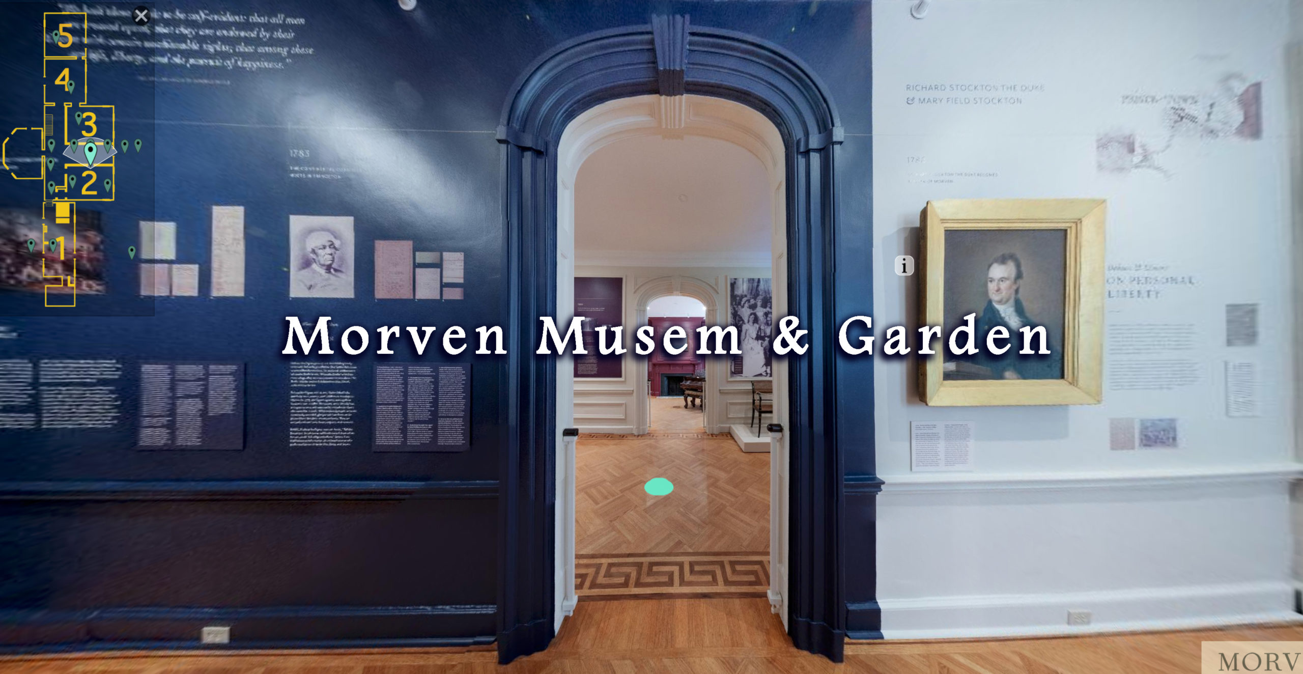 Link to virtual tour of Morven Museum and Garden